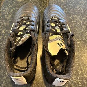 Adidas Black and White Athletic Shoes